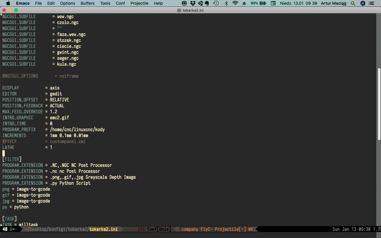 Emacs QuickTip #4 – formatowanie w kolumnie